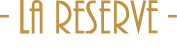 Logo restaurant La Réserve